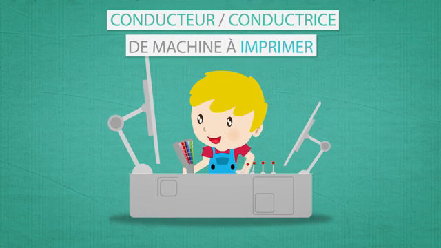 Les métiers animés : Conducteur / Conductrice de machine à imprimer