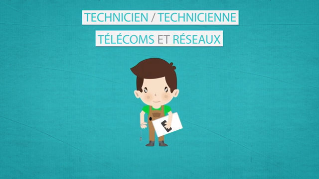 Les métiers animés : Technicien / Technicienne télécoms et réseau