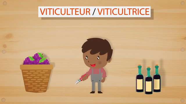 Les métiers animés : Viticulteur / Viticultrice