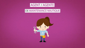 Les Métiers Animés : Agent / Agente de maintenance nautique