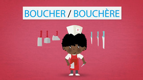 Les Métiers Animés: Boucher/Bouchère