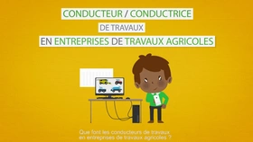 Les métiers animés : Conducteur / Conductrice de travaux en entreprises de travaux agricoles