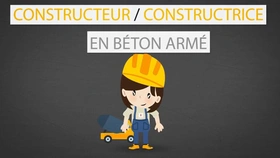 Les Métiers Animés: Constructeur/Constructrice en béton armé