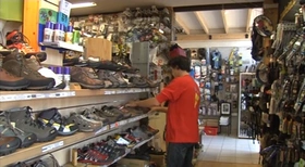 Vendeur en articles de sport