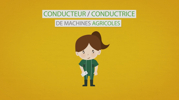 Les Métiers Animés : Conducteur / Conductrice De Machines Agricoles ...